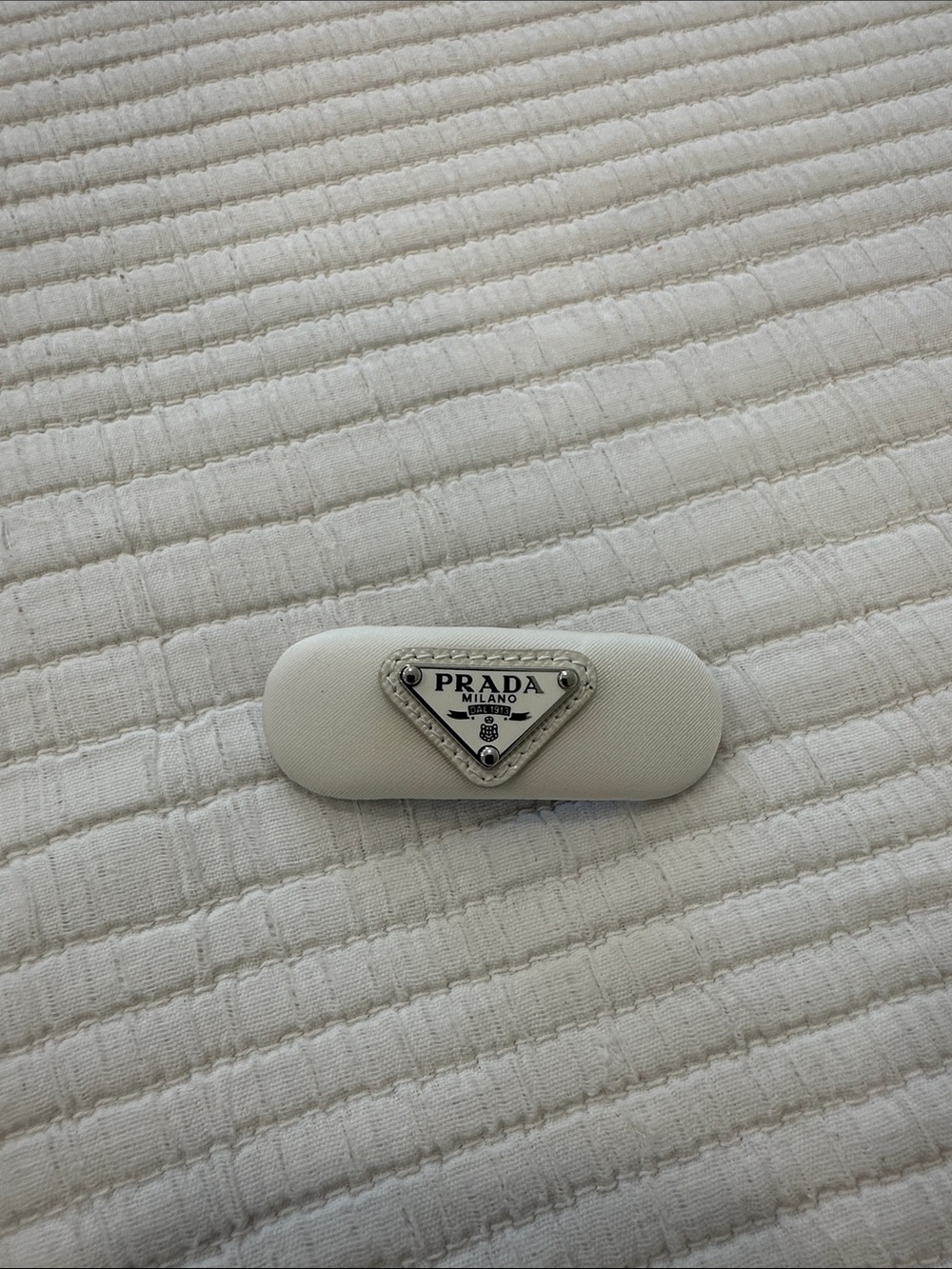Prada hair clip
